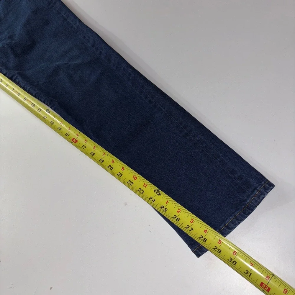 Flint and Tinder 31x30 Slim Fit Selvedge Jeans Mens Blue Stretch Denim 30x28.5